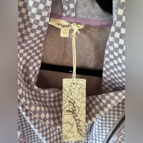 Mystree Lilac Patterned Women's Blazer - Picture 4 of 4